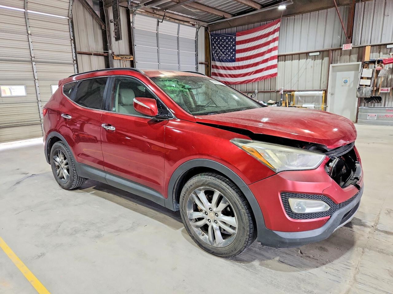2013 Hyundai Santa Fe Sport 2.0t Red vin: 5XYZUDLA0DG119352