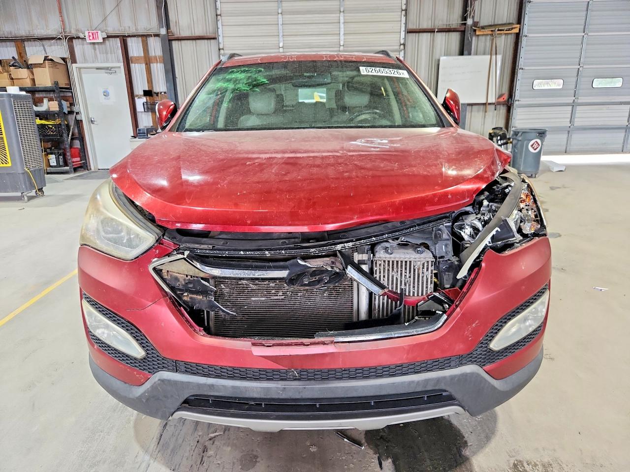 2013 Hyundai Santa Fe Sport 2.0t Red vin: 5XYZUDLA0DG119352