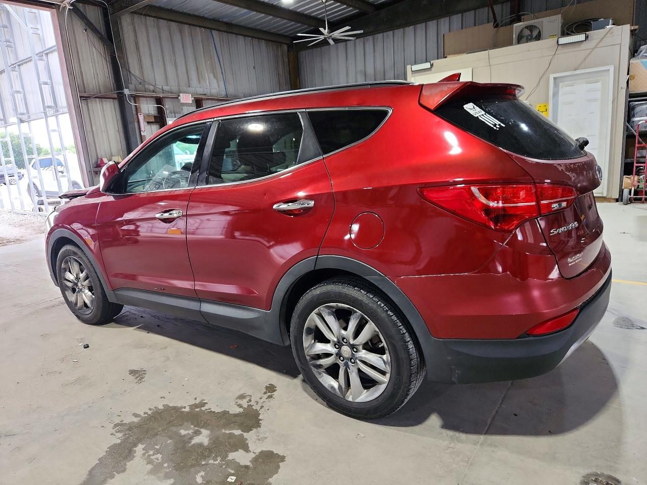 2013 Hyundai Santa Fe Sport 2.0t Red vin: 5XYZUDLA0DG119352