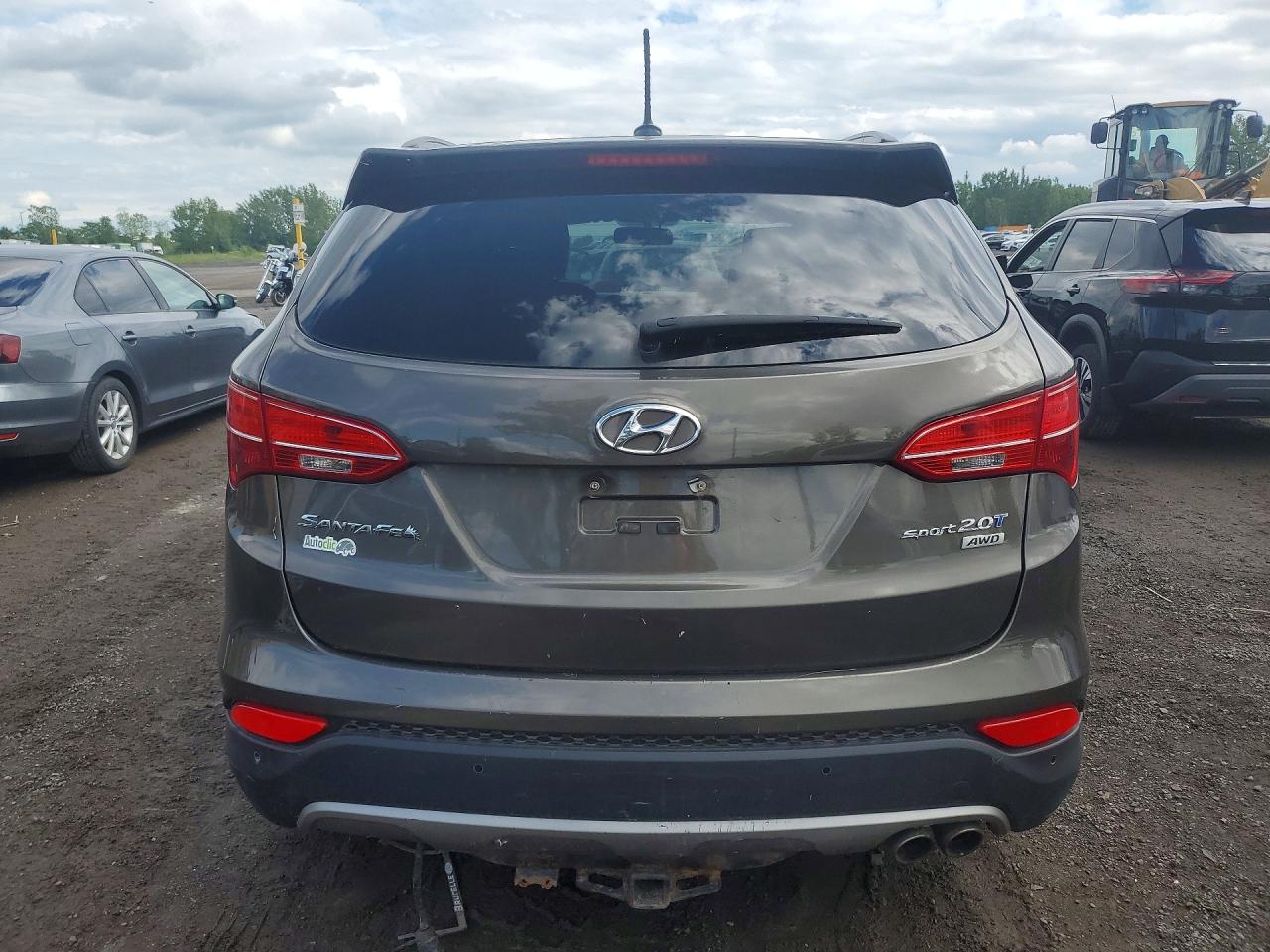 2014 Hyundai Santa Fe Sport 2.0t Серый vin: 5XYZUDLA0EG133253