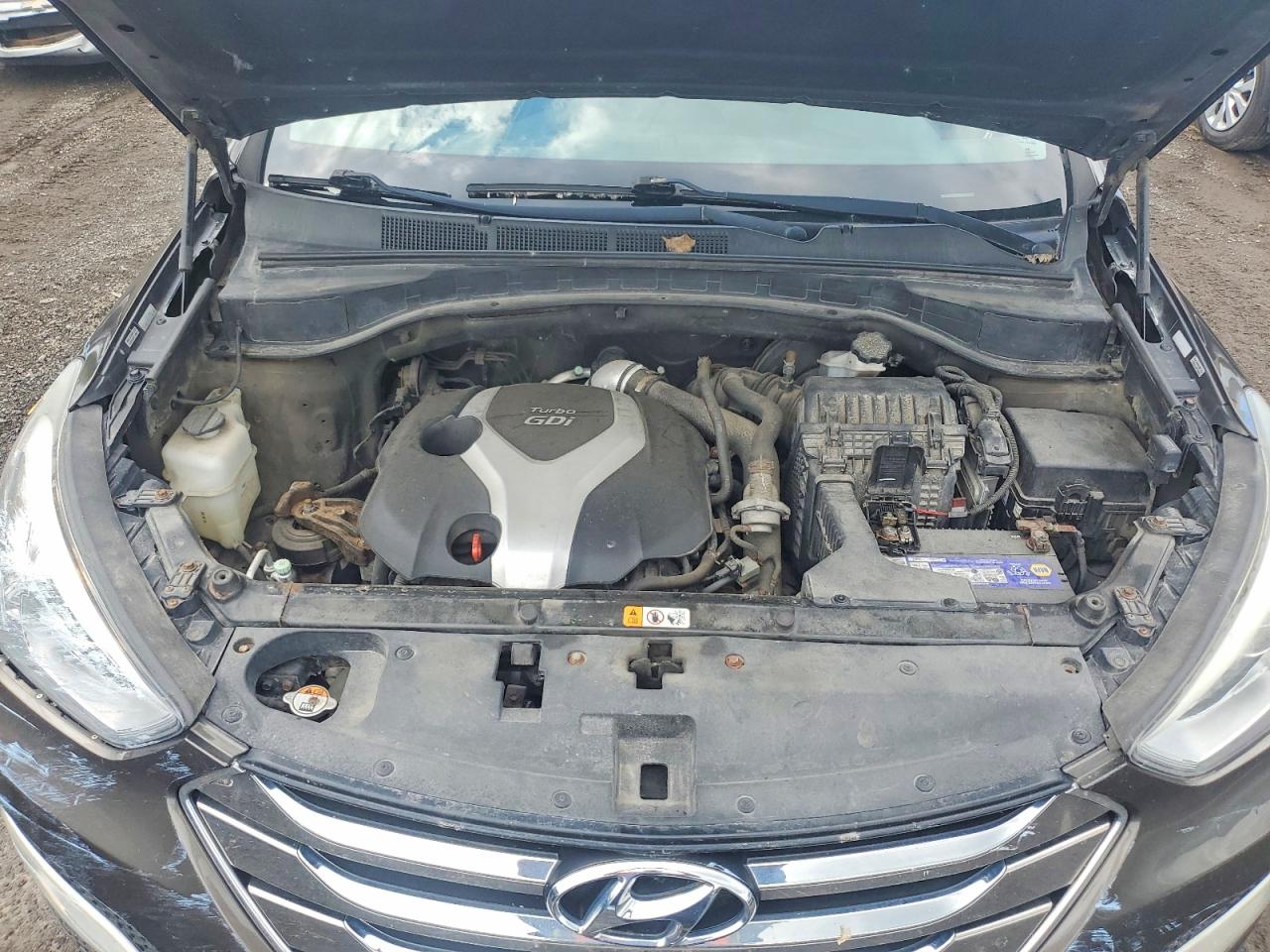 2014 Hyundai Santa Fe Sport 2.0t Серый vin: 5XYZUDLA0EG133253