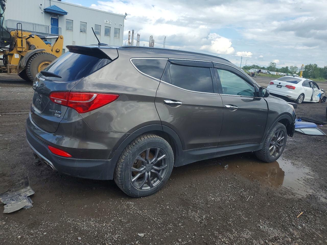 2014 Hyundai Santa Fe Sport 2.0t Серый vin: 5XYZUDLA0EG133253