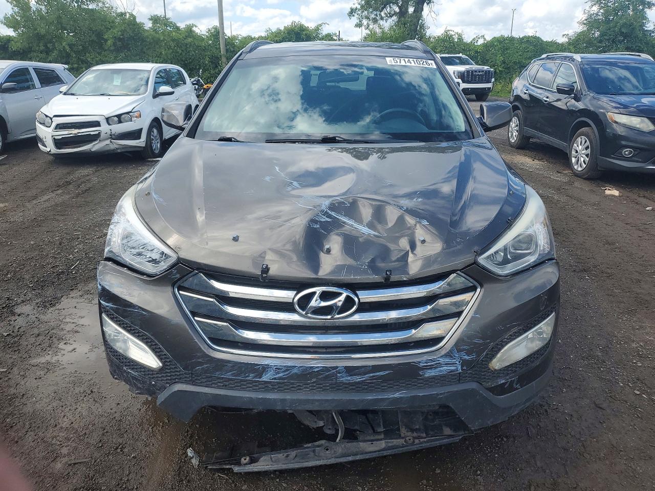 2014 Hyundai Santa Fe Sport 2.0t Серый vin: 5XYZUDLA0EG133253