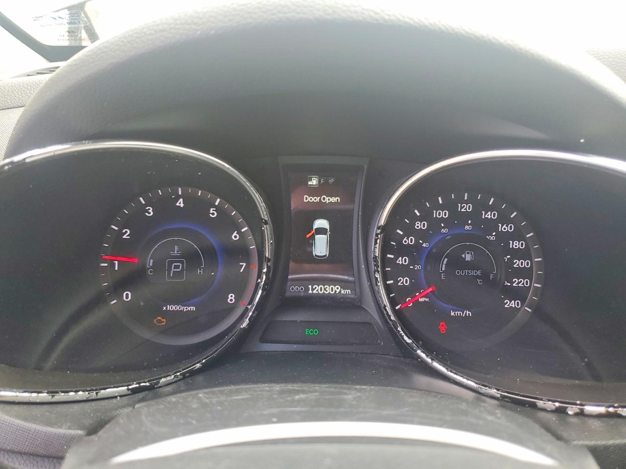 2014 Hyundai Santa Fe Sport 2.0t Серый vin: 5XYZUDLA0EG133253