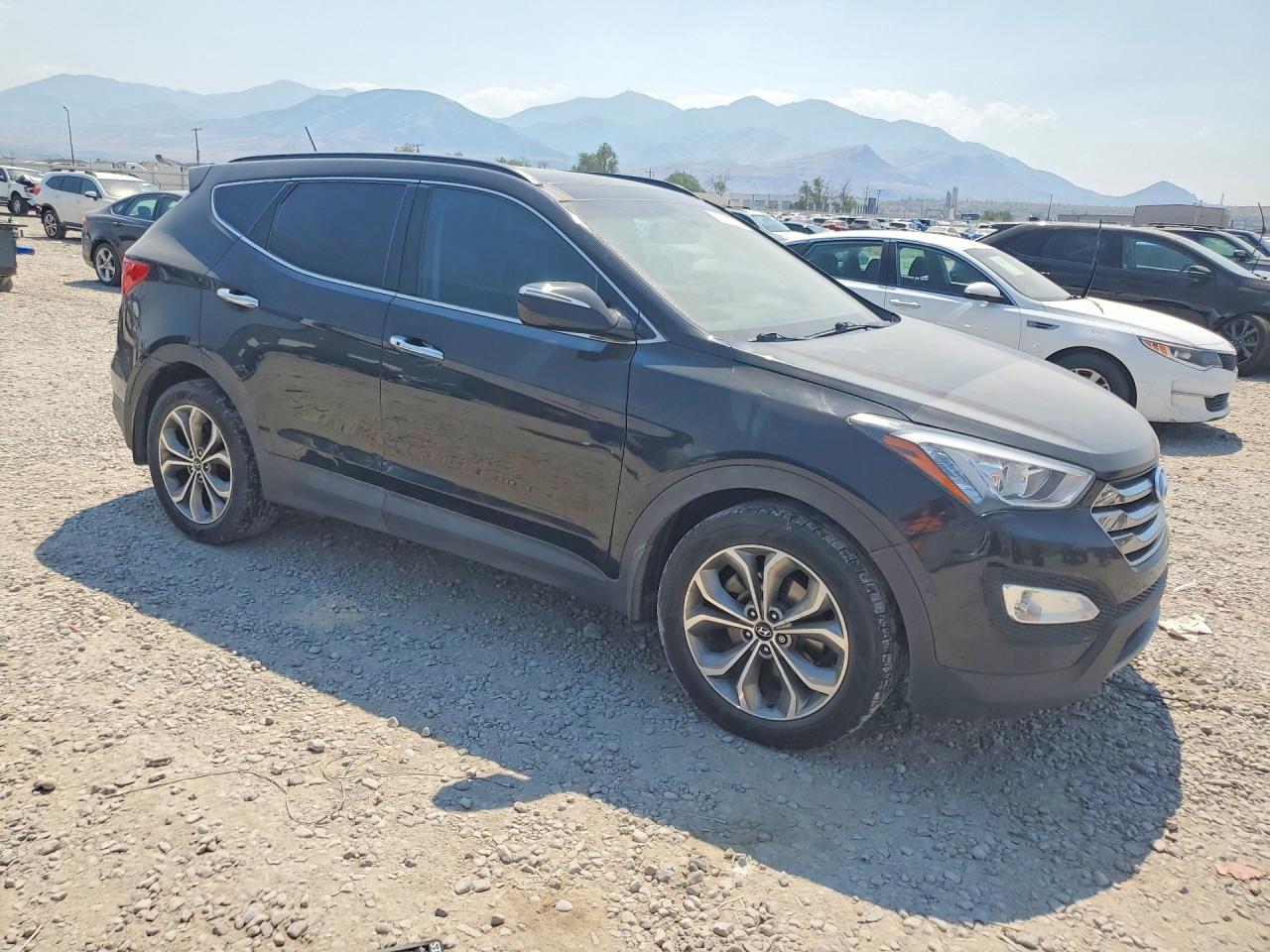 2015 Hyundai Santa Fe Sport 2.0t Black vin: 5XYZUDLA0FG239915