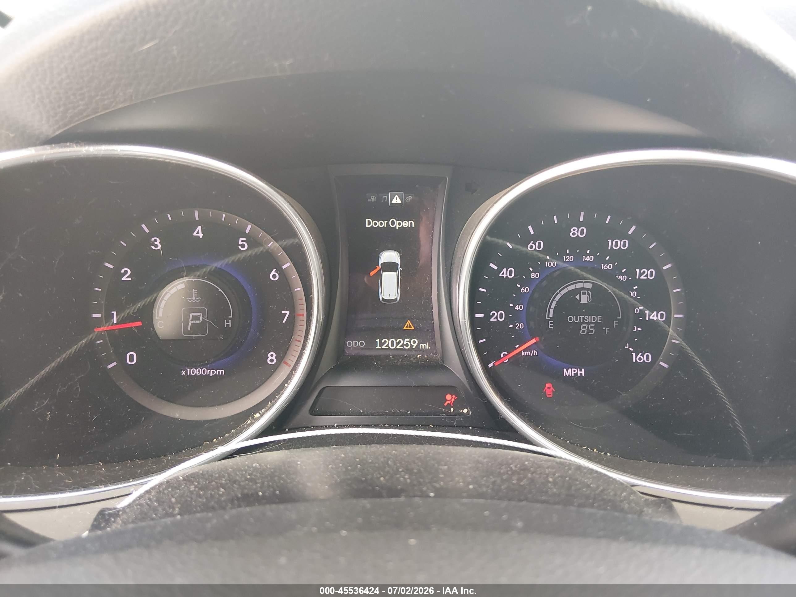 2015 Hyundai Santa Fe Sport 2.0l Turbo Черный vin: 5XYZUDLA0FG265205