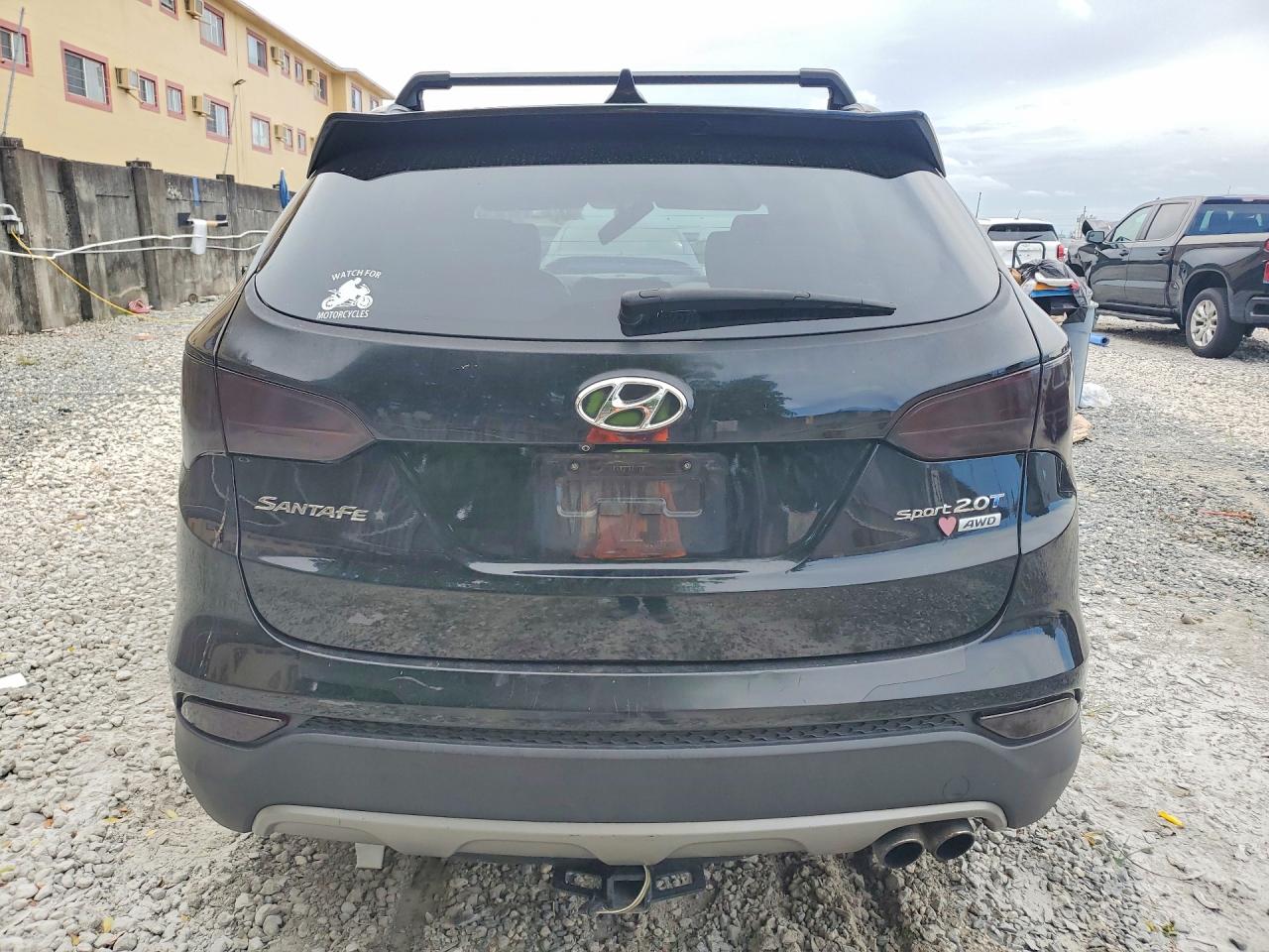 2015 Hyundai Santa Fe Sport 2.0t Черный vin: 5XYZUDLA0FG266371