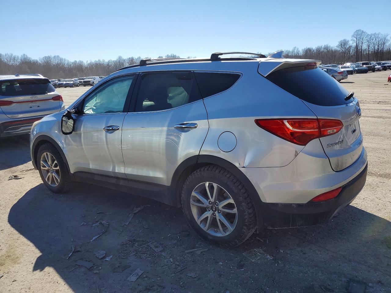 2015 Hyundai Santa Fe Sport 2.0t Silver vin: 5XYZUDLA0FG302334