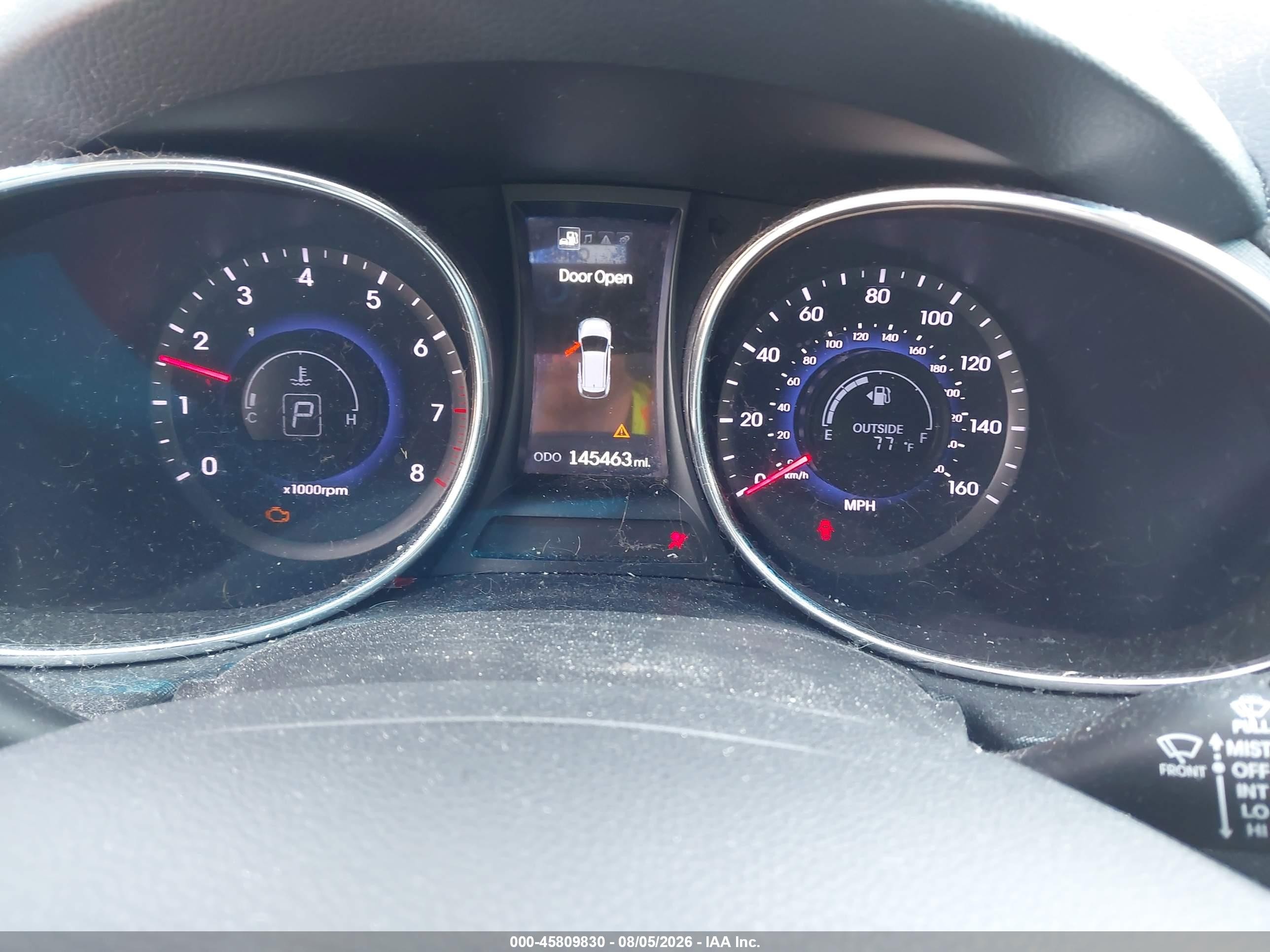 2013 Hyundai Santa Fe Sport 2.0t White vin: 5XYZUDLA1DG013735