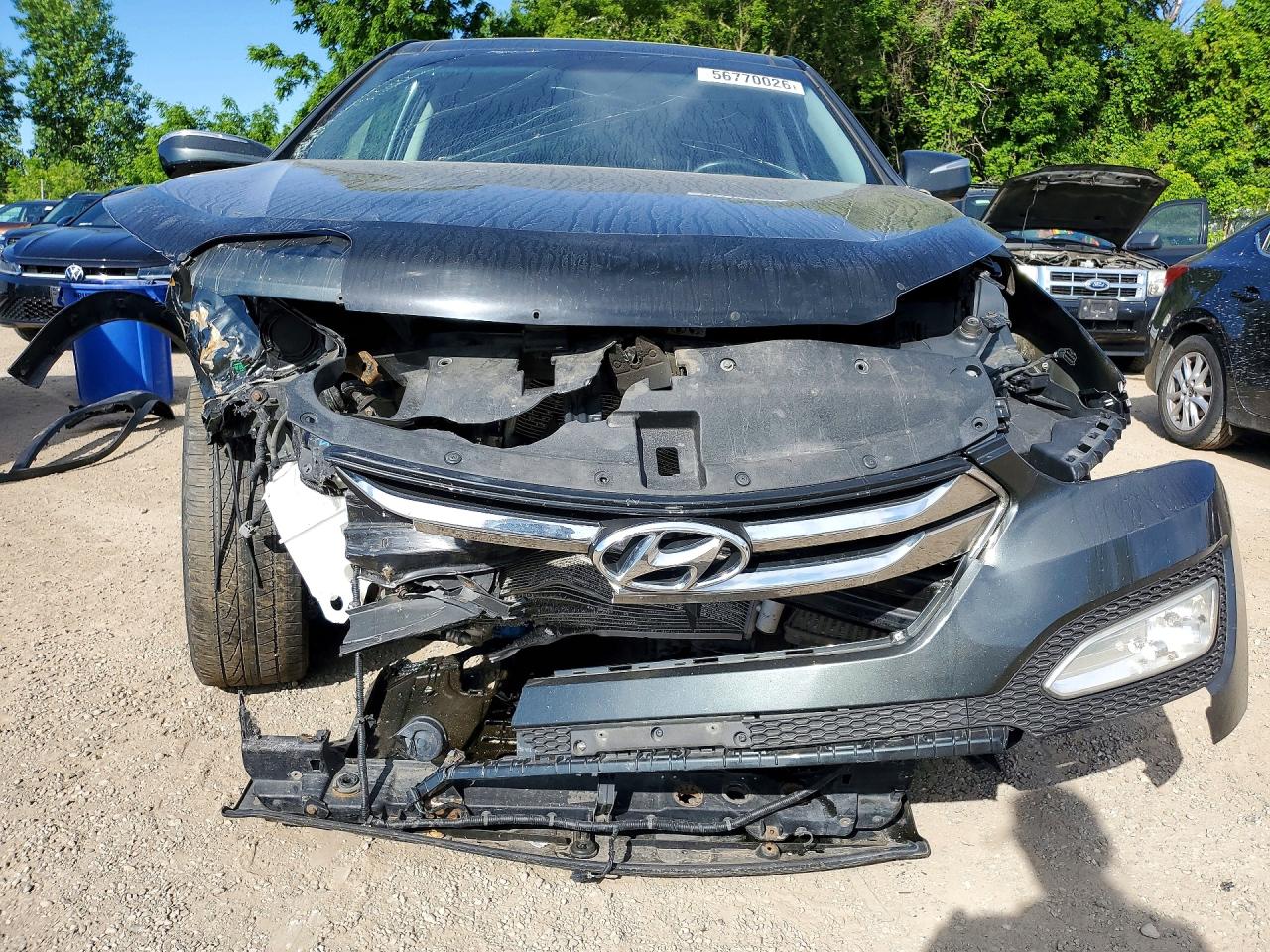 2013 Hyundai Santa Fe Sport 2.0t Charcoal vin: 5XYZUDLA1DG017980