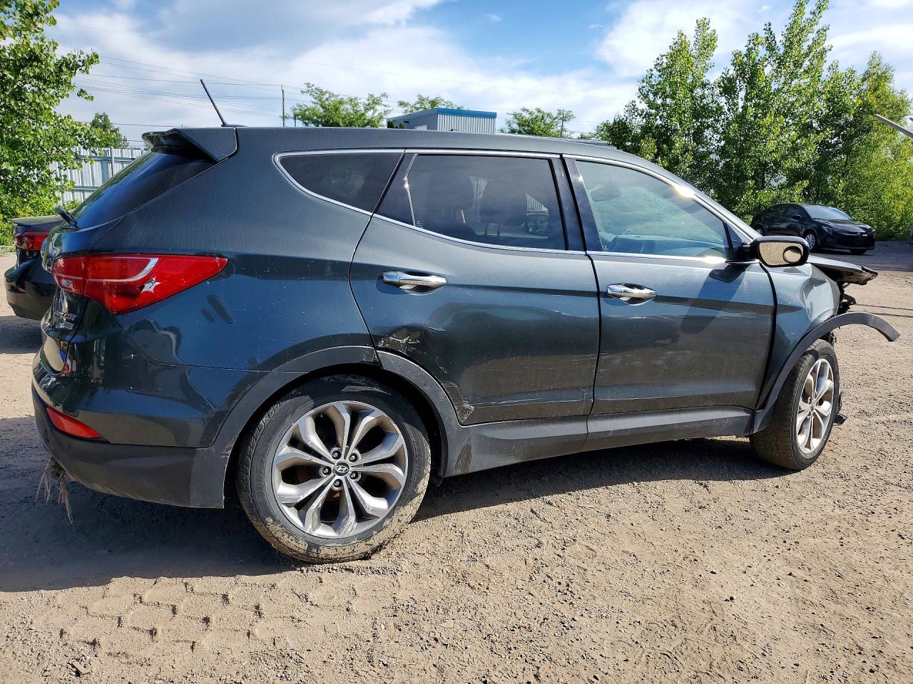 2013 Hyundai Santa Fe Sport 2.0t Charcoal vin: 5XYZUDLA1DG017980