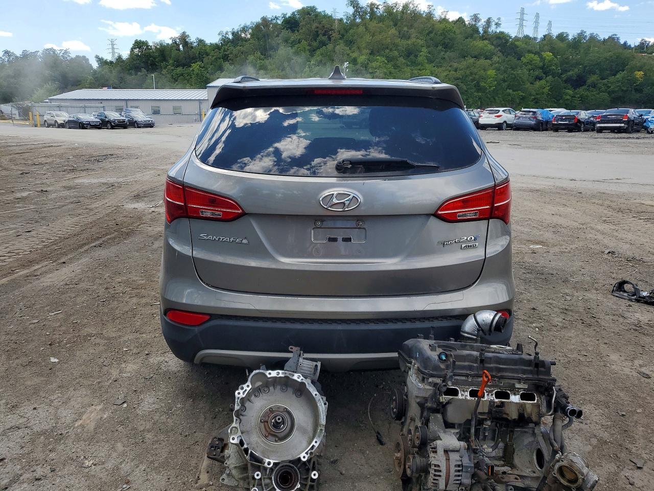 2013 Hyundai Santa Fe Sport 2.0t Серый vin: 5XYZUDLA2DG038708