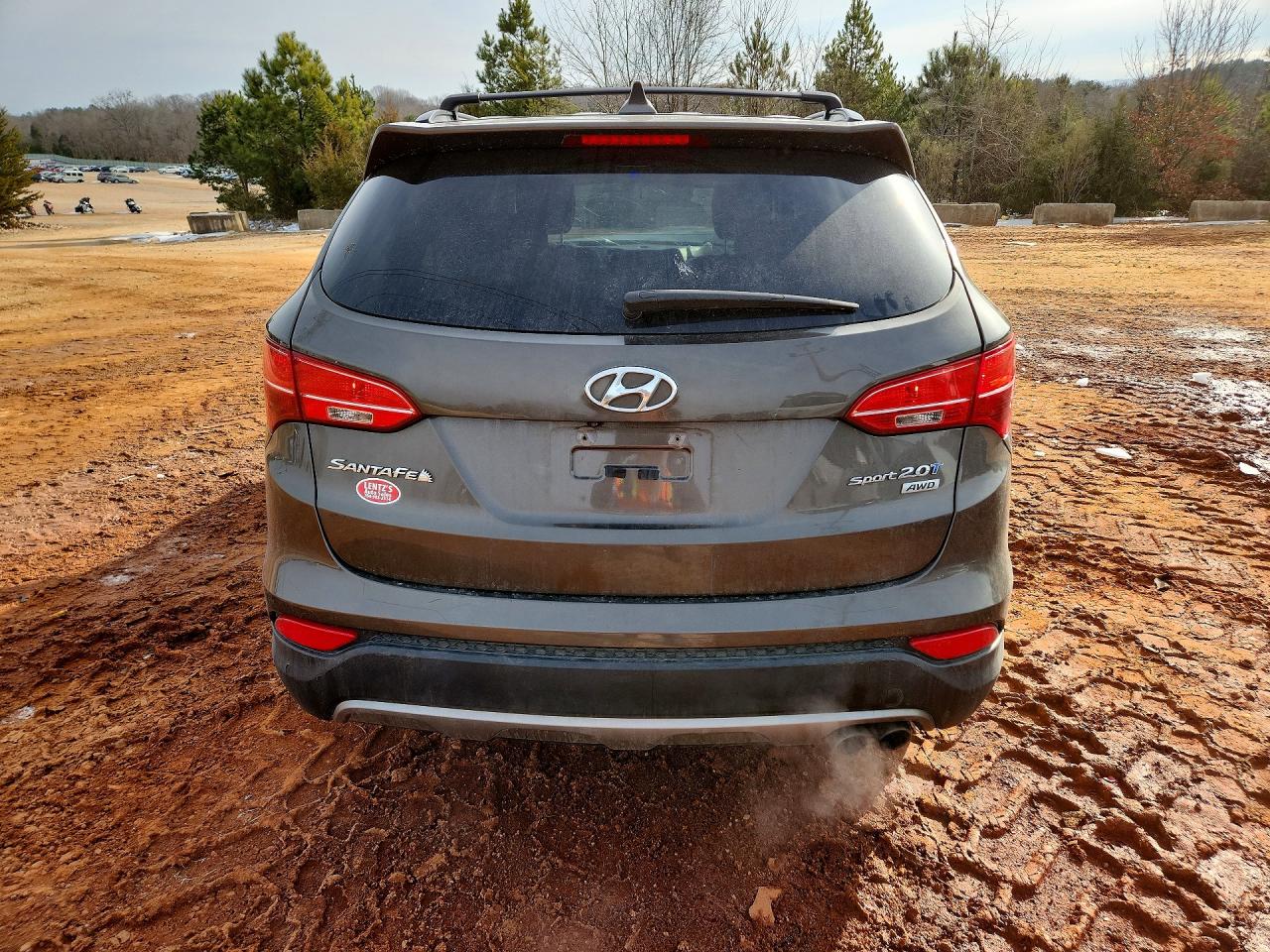 2013 Hyundai Santa Fe Sport Gray vin: 5XYZUDLA2DG045156