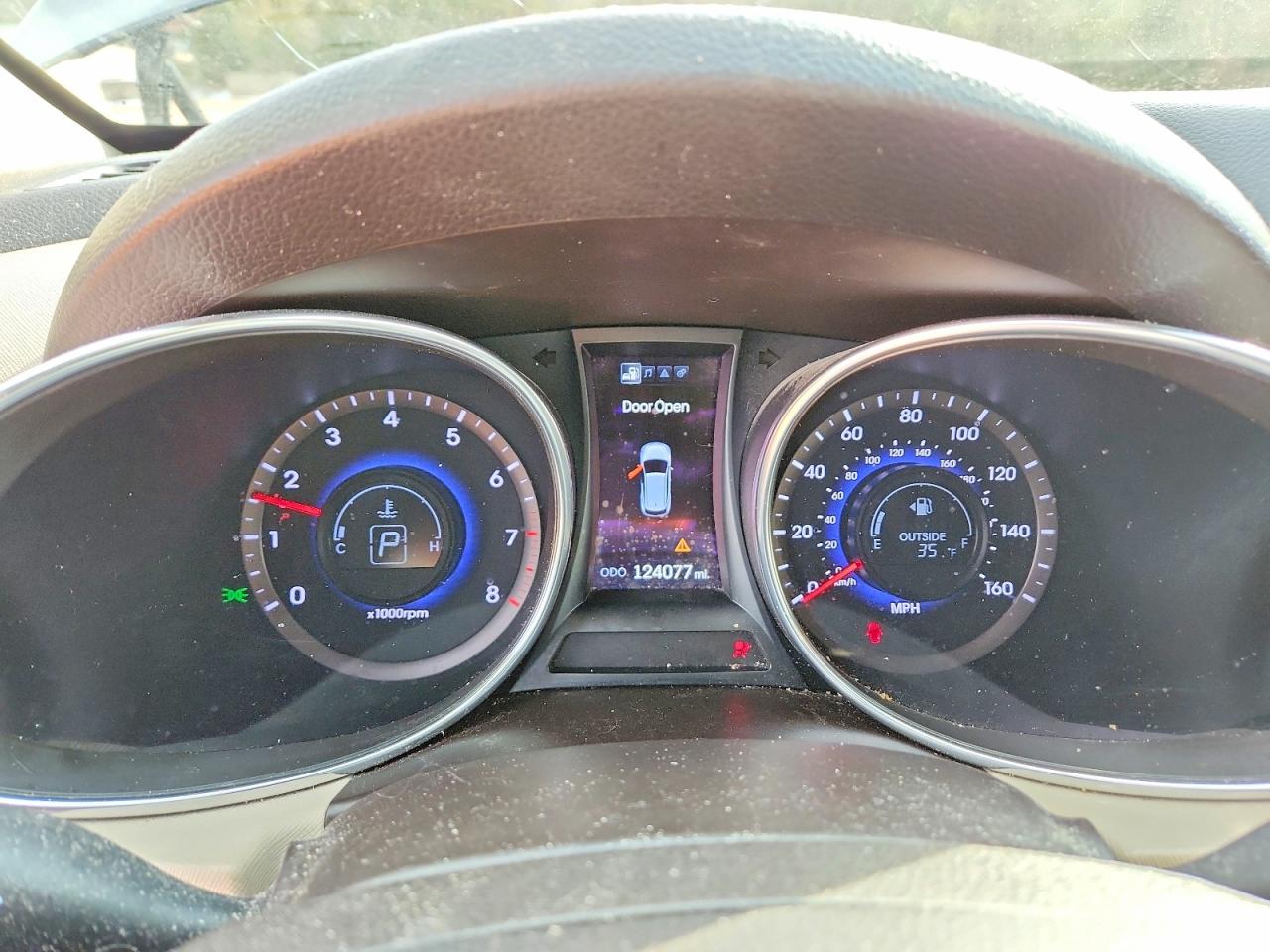 2013 Hyundai Santa Fe Sport Gray vin: 5XYZUDLA2DG045156