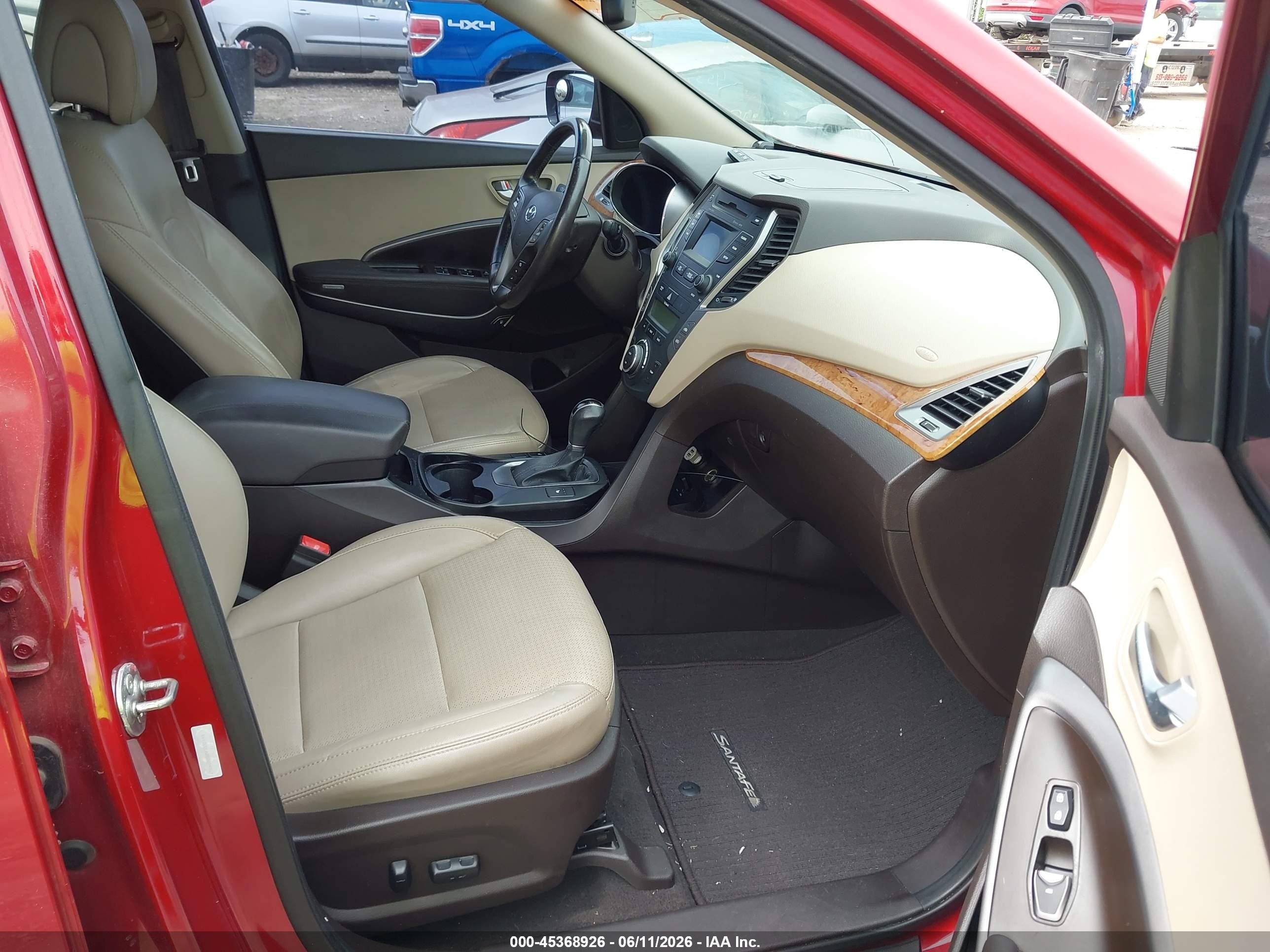 2013 Hyundai Santa Fe Sport 2.0t Красный vin: 5XYZUDLA2DG074317