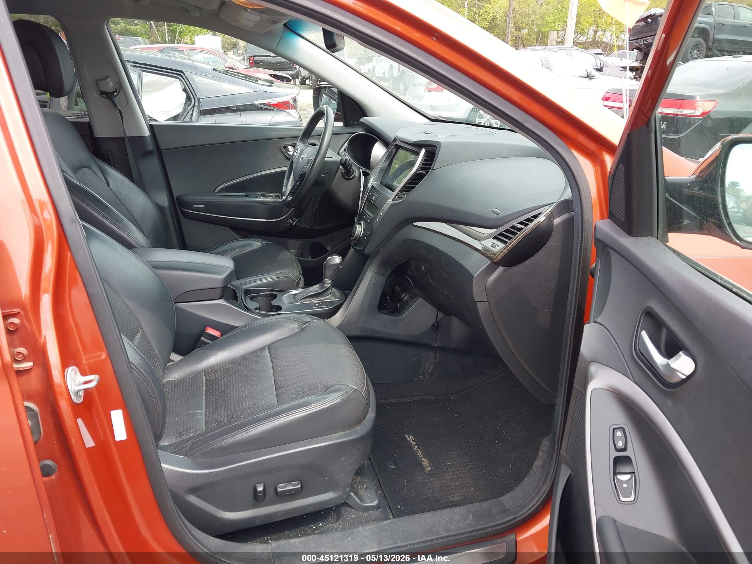 2013 Hyundai Santa Fe Sport 2.0t Orange vin: 5XYZUDLA2DG077010