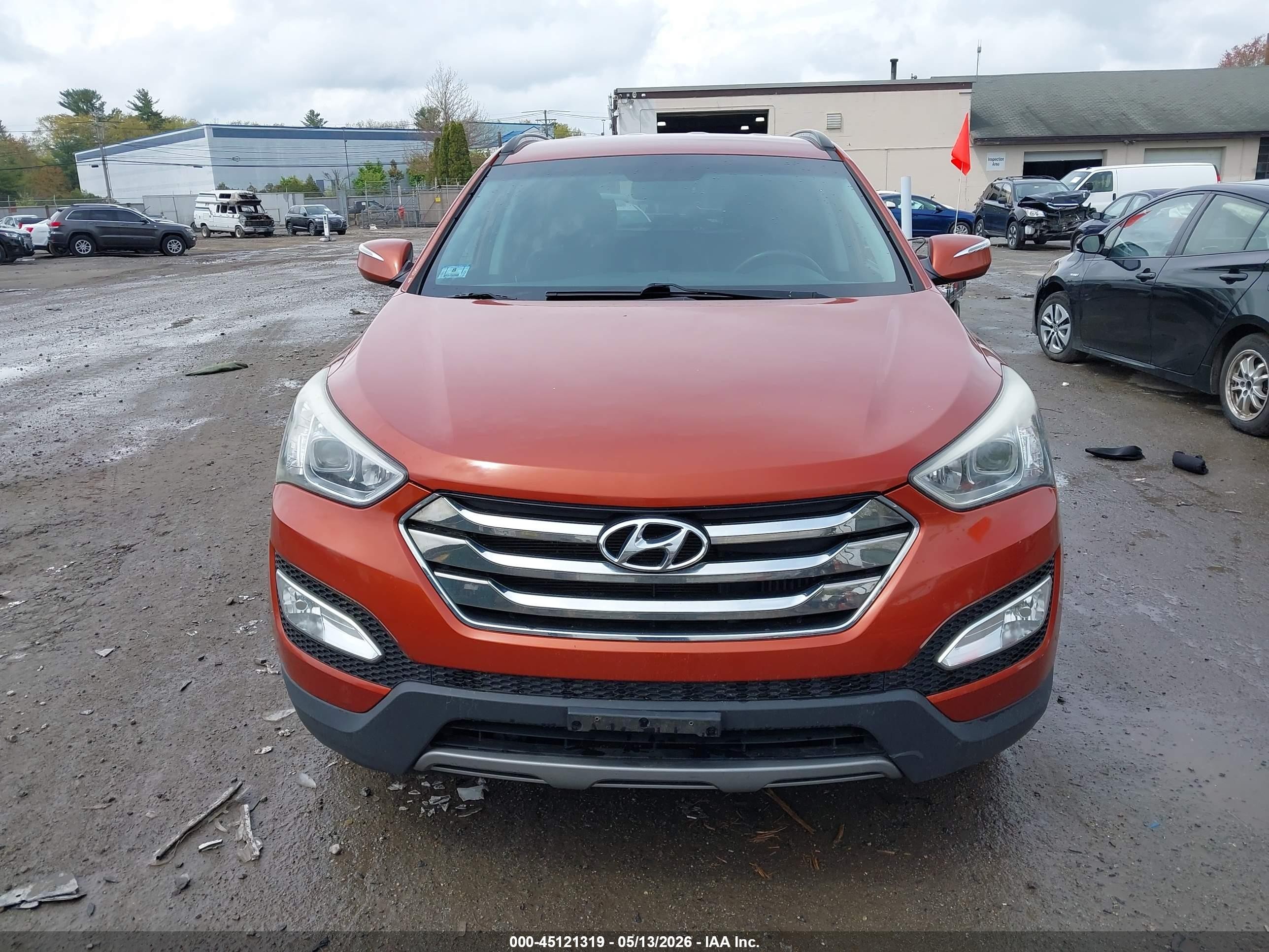 2013 Hyundai Santa Fe Sport 2.0t Orange vin: 5XYZUDLA2DG077010