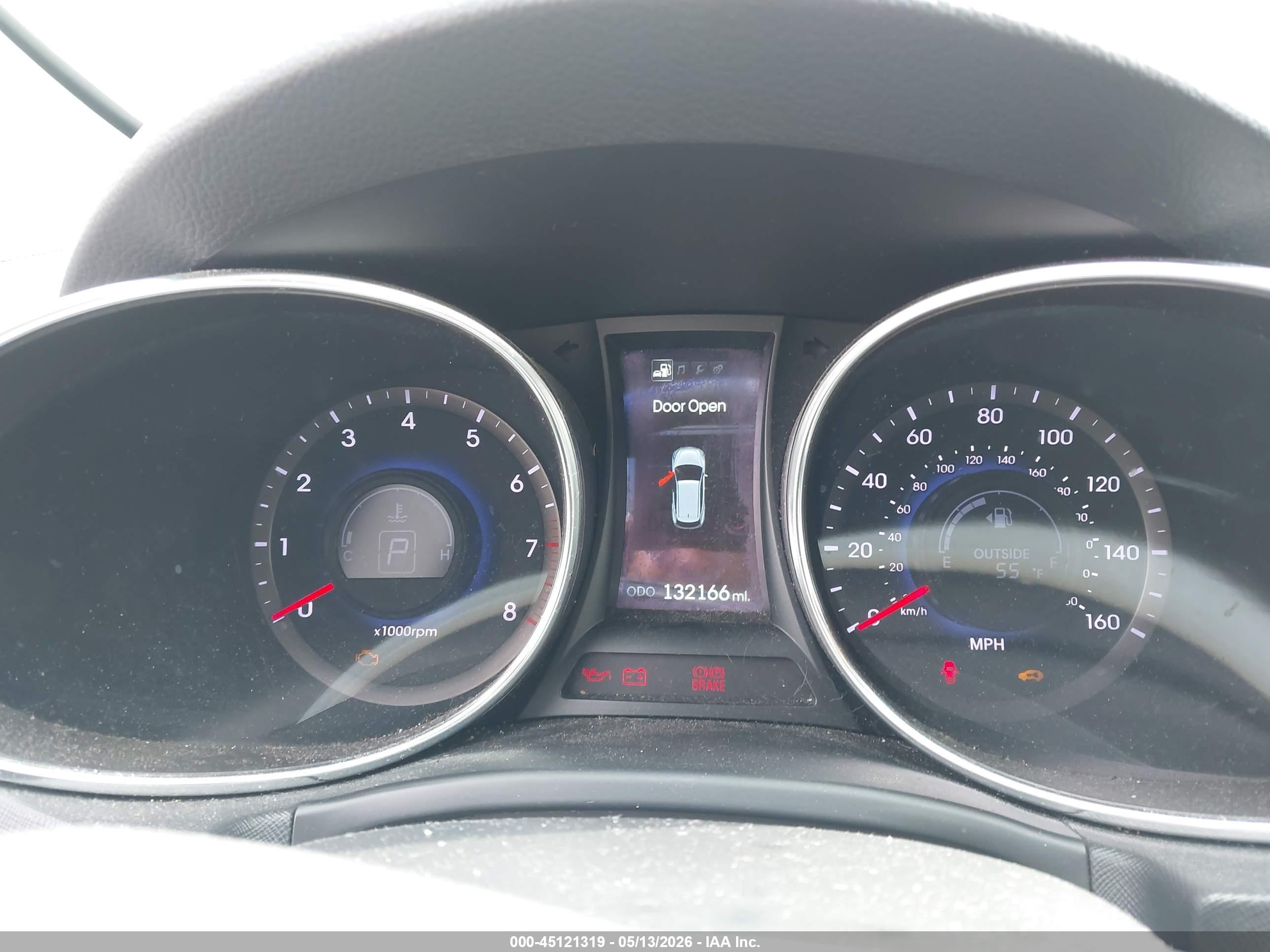 2013 Hyundai Santa Fe Sport 2.0t Orange vin: 5XYZUDLA2DG077010