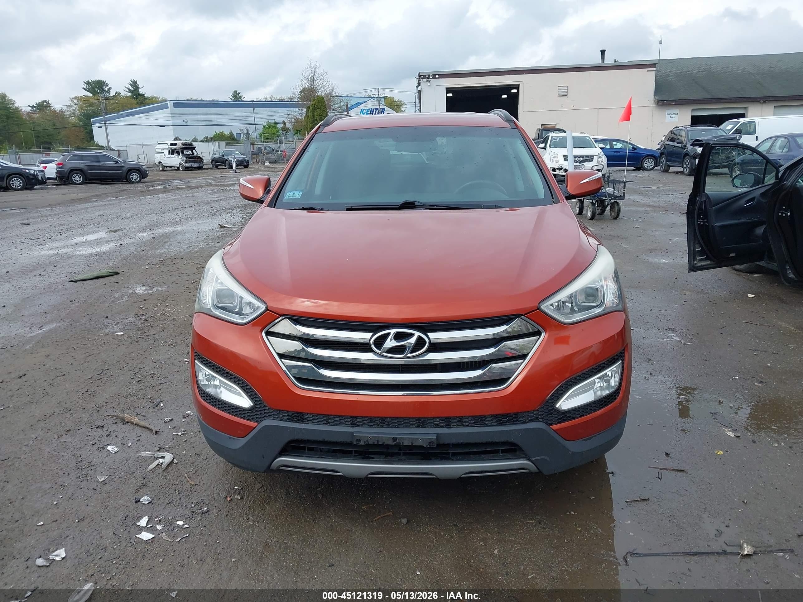 2013 Hyundai Santa Fe Sport 2.0t Orange vin: 5XYZUDLA2DG077010