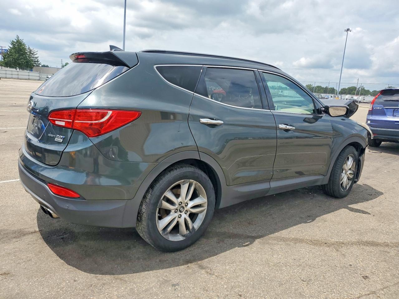 2013 Hyundai Santa Fe Sport 2.0t Gray vin: 5XYZUDLA2DG095376