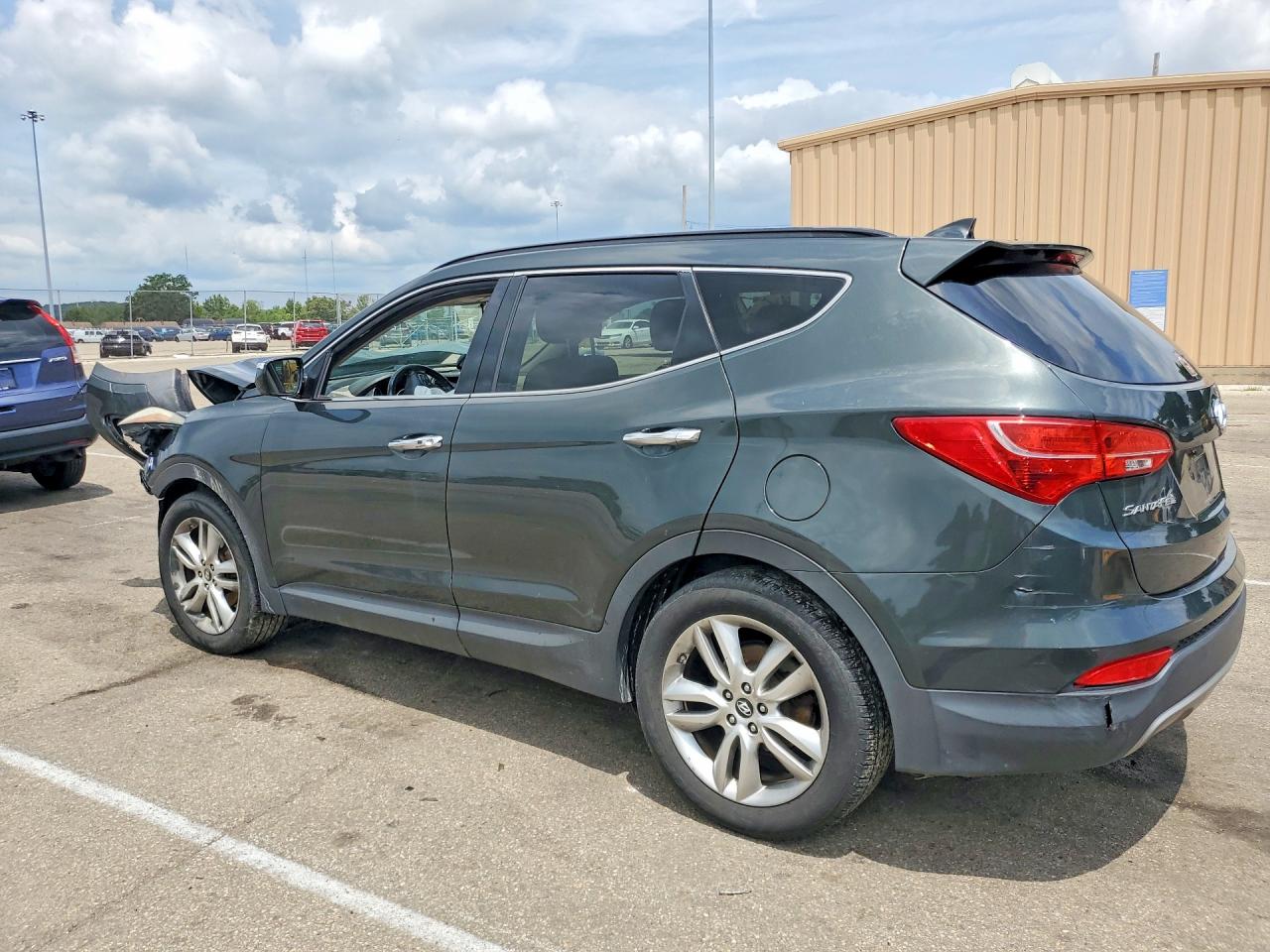 2013 Hyundai Santa Fe Sport 2.0t Gray vin: 5XYZUDLA2DG095376