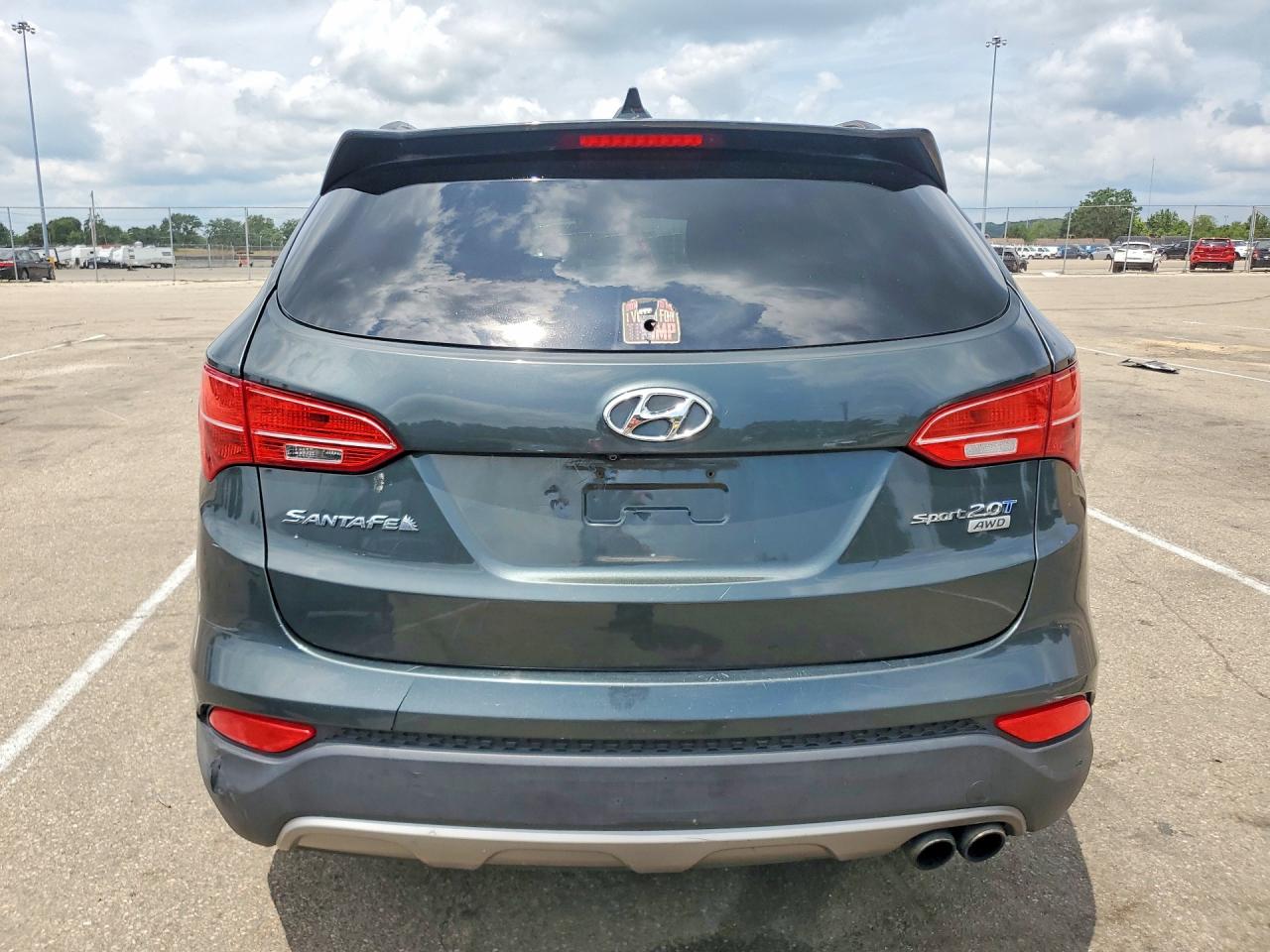 2013 Hyundai Santa Fe Sport 2.0t Gray vin: 5XYZUDLA2DG095376