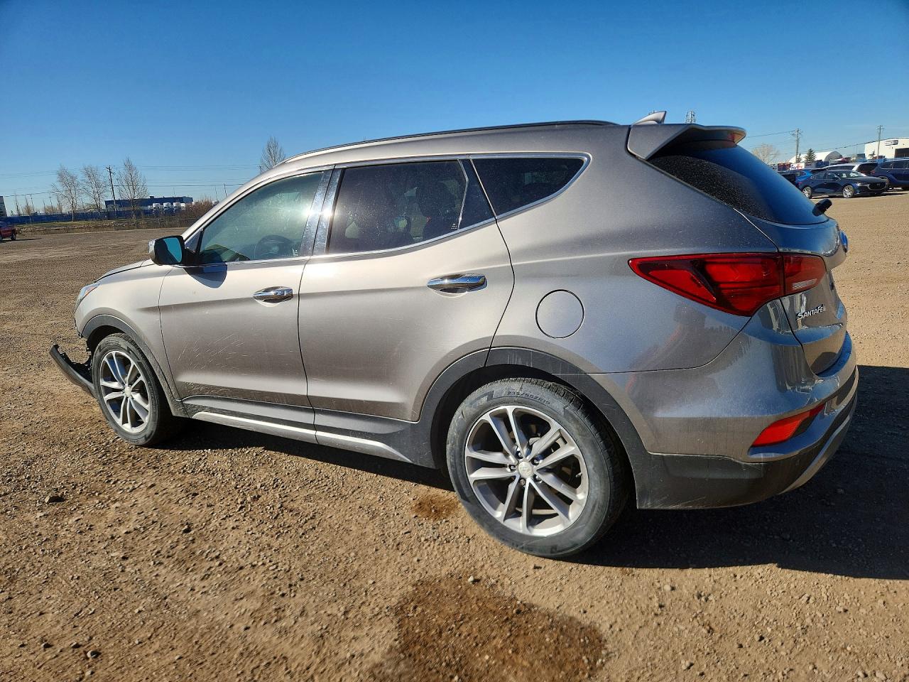 2017 Hyundai Santa Fe Sport 2.0t Серый vin: 5XYZUDLA2HG482659