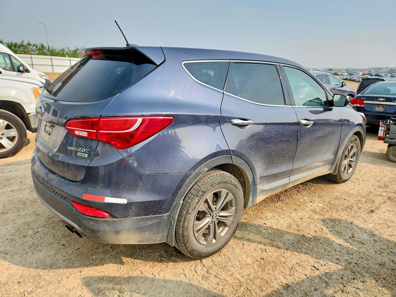 2013 Hyundai Santa Fe Sport 2.0t Blue vin: 5XYZUDLA3DG022646