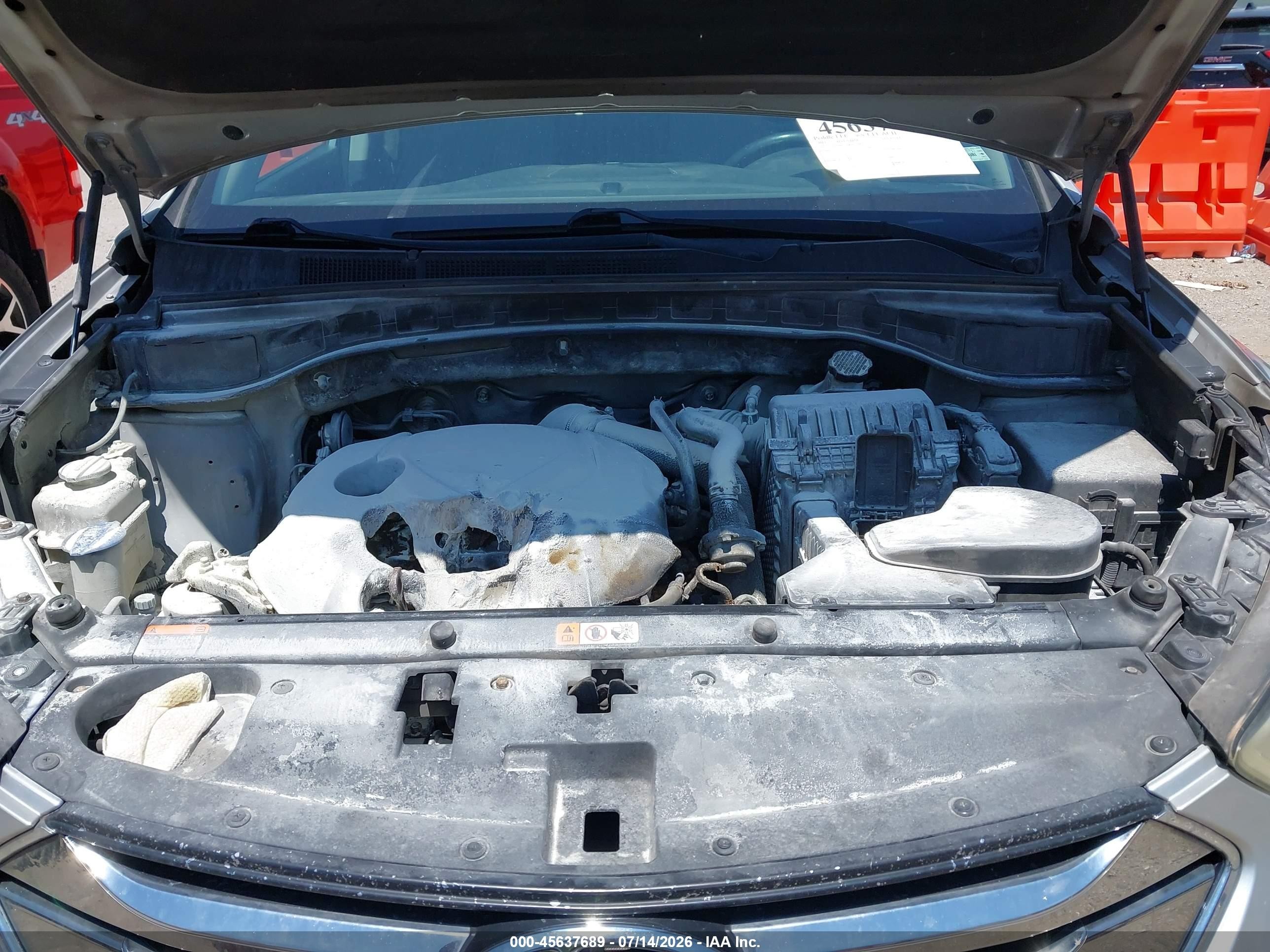 2013 Hyundai Santa Fe Sport 2.0t Серебряный vin: 5XYZUDLA3DG053590