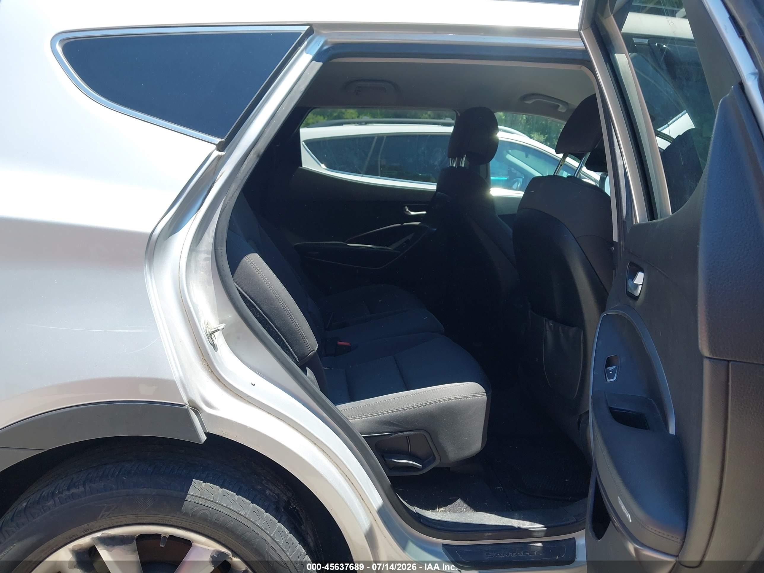 2013 Hyundai Santa Fe Sport 2.0t Серебряный vin: 5XYZUDLA3DG053590