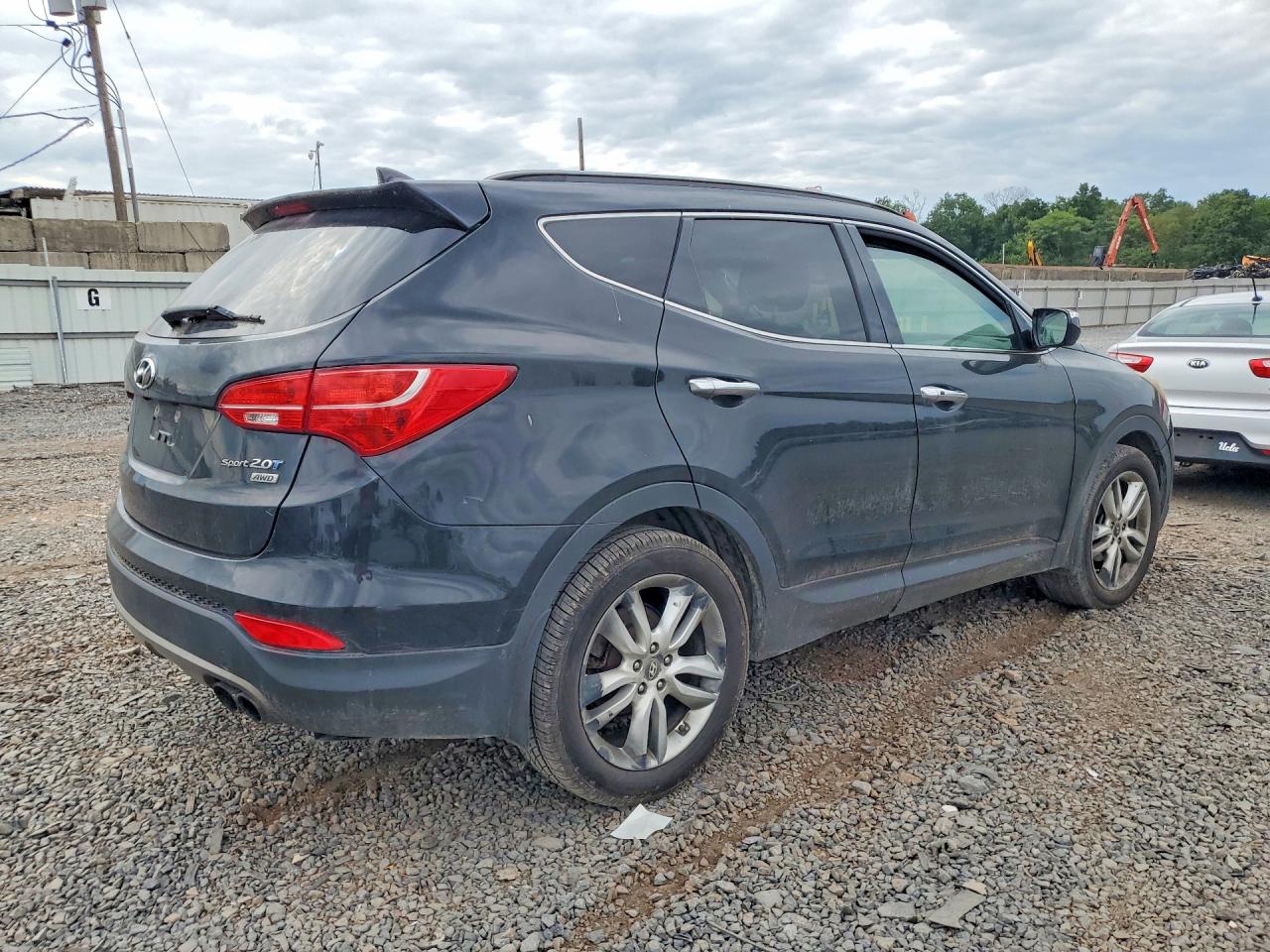 2013 Hyundai Santa Fe Sport 2.0t Black vin: 5XYZUDLA3DG085567