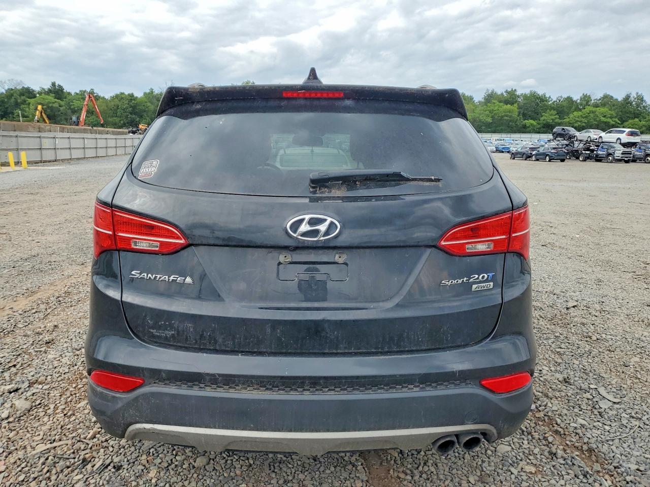 2013 Hyundai Santa Fe Sport 2.0t Black vin: 5XYZUDLA3DG085567
