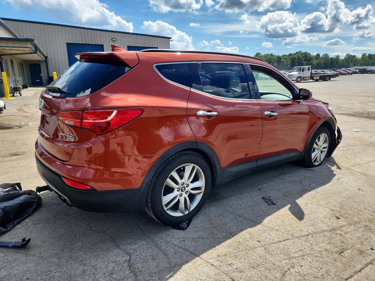 2013 Hyundai Santa Fe Sport 2.0t Orange vin: 5XYZUDLA3DG098139