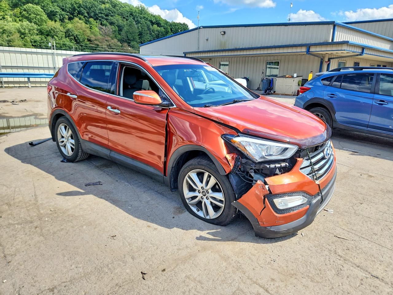 2013 Hyundai Santa Fe Sport 2.0t Orange vin: 5XYZUDLA3DG098139