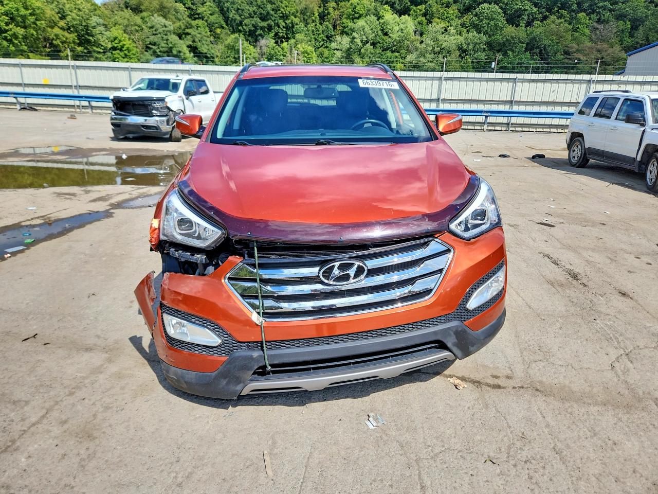 2013 Hyundai Santa Fe Sport 2.0t Orange vin: 5XYZUDLA3DG098139