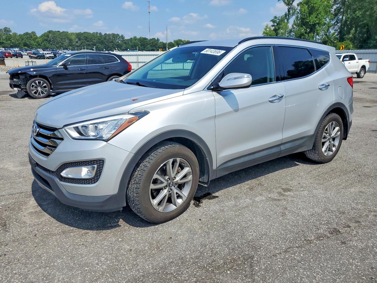 2014 Hyundai Santa Fe Sport 2.0t Silver vin: 5XYZUDLA3EG152038