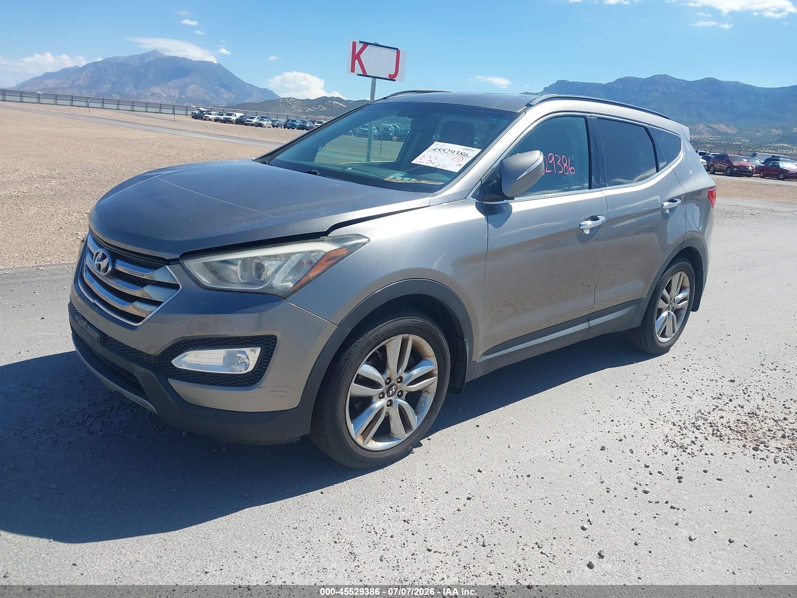 2014 Hyundai Santa Fe Sport 2.0l Turbo Brown vin: 5XYZUDLA3EG161712