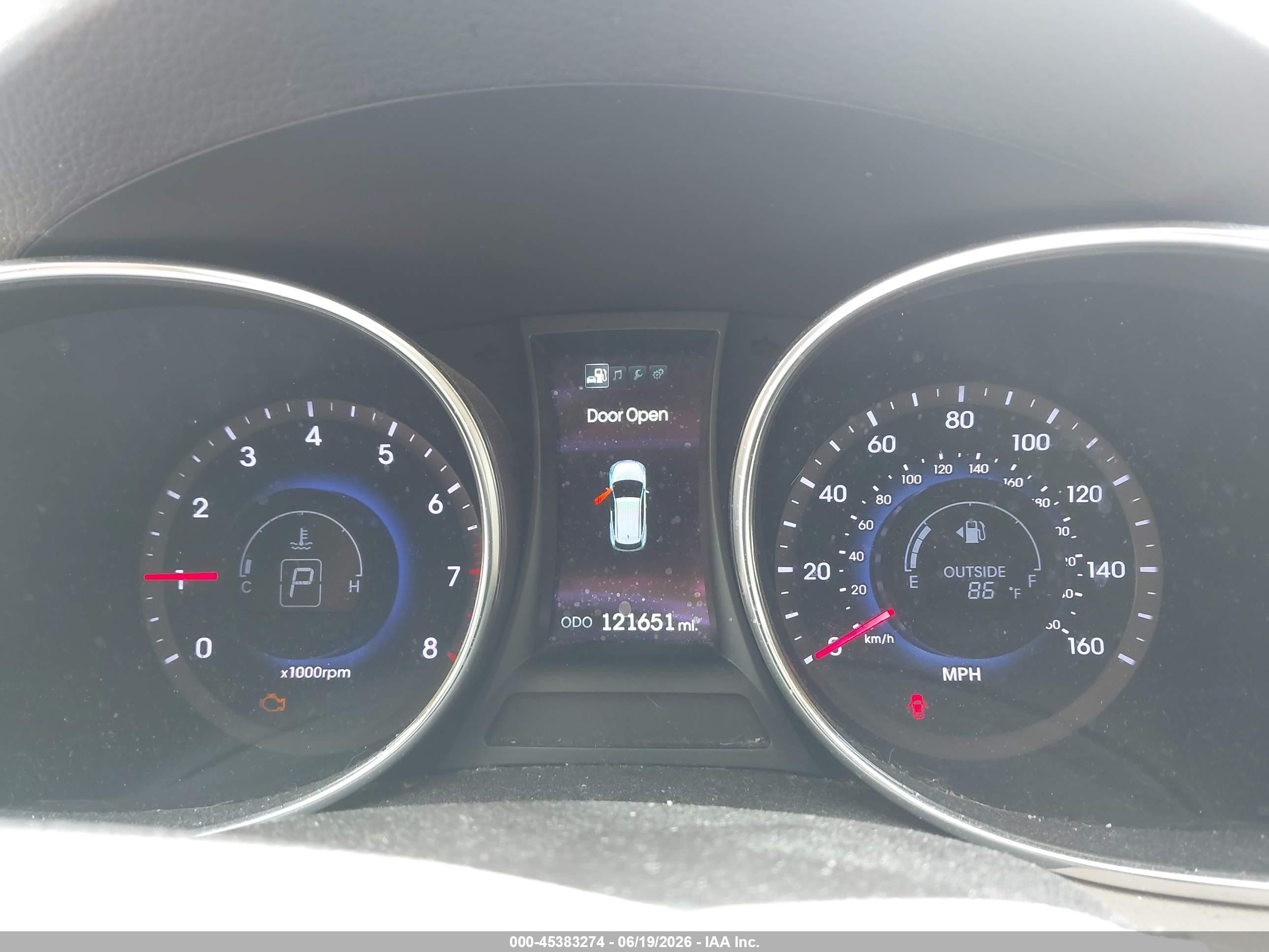 2014 Hyundai Santa Fe Sport 2.0l Turbo White vin: 5XYZUDLA3EG173407