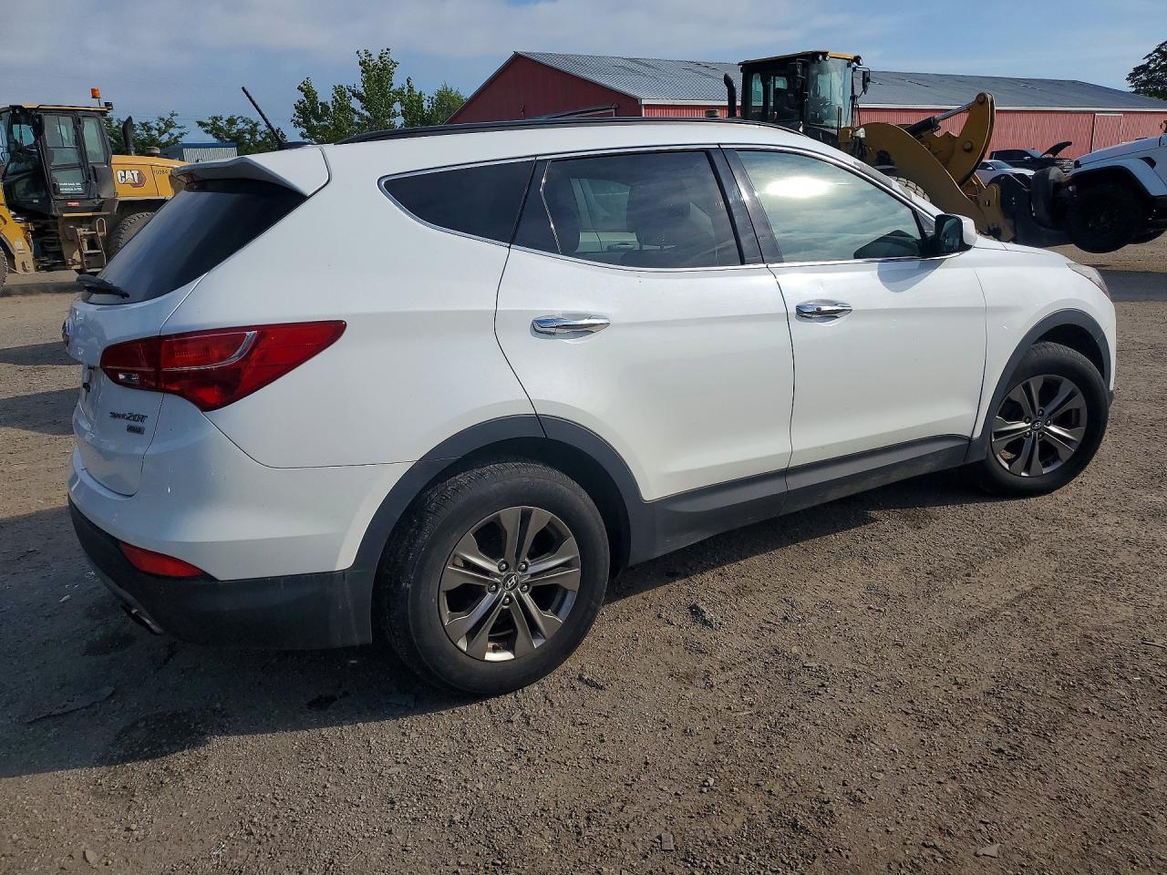 2014 Hyundai Santa Fe Sport 2.0t White vin: 5XYZUDLA3EG215333
