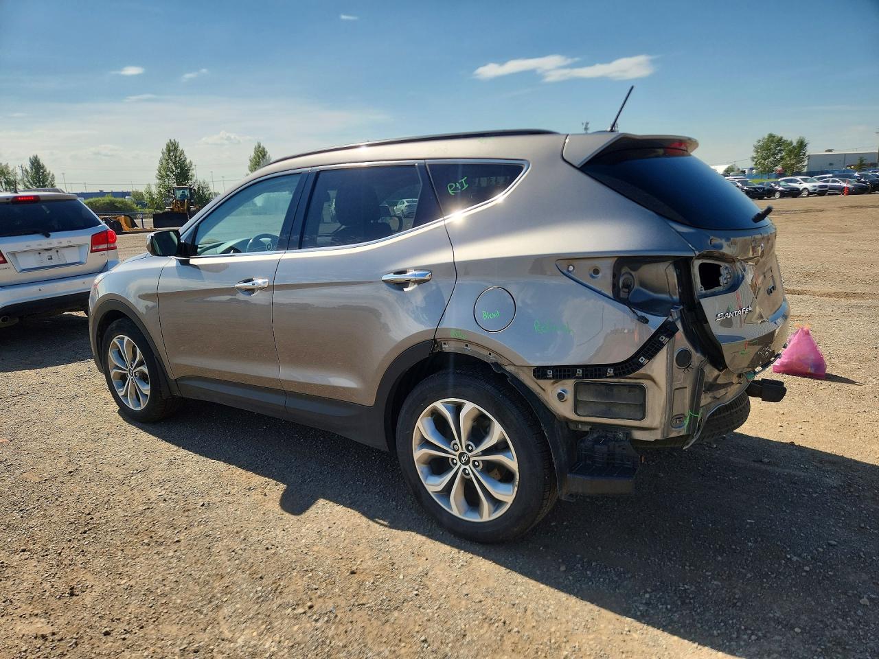 2015 Hyundai Santa Fe Sport 2.0t Gray vin: 5XYZUDLA3FG256997