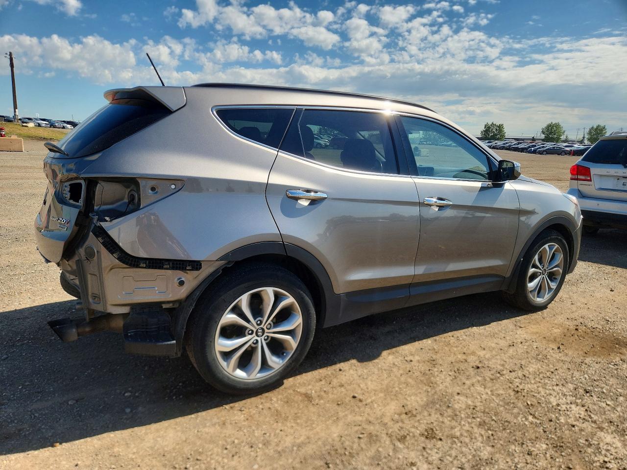 2015 Hyundai Santa Fe Sport 2.0t Gray vin: 5XYZUDLA3FG256997