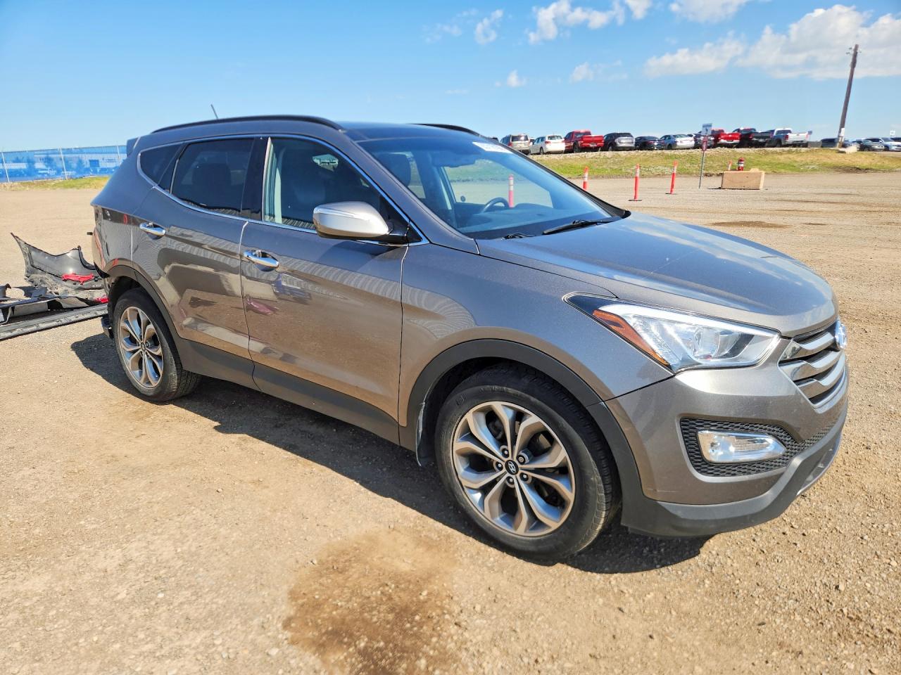 2015 Hyundai Santa Fe Sport 2.0t Gray vin: 5XYZUDLA3FG256997