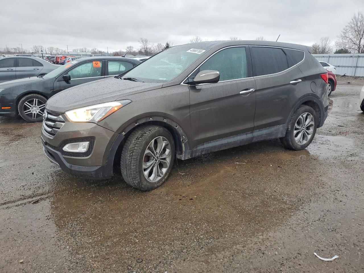 2013 Hyundai Santa Fe Sport 2.0t Brown vin: 5XYZUDLA4DG049368