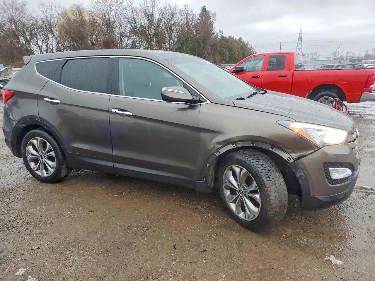2013 Hyundai Santa Fe Sport 2.0t Brown vin: 5XYZUDLA4DG049368
