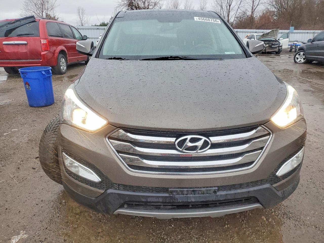 2013 Hyundai Santa Fe Sport 2.0t Brown vin: 5XYZUDLA4DG049368