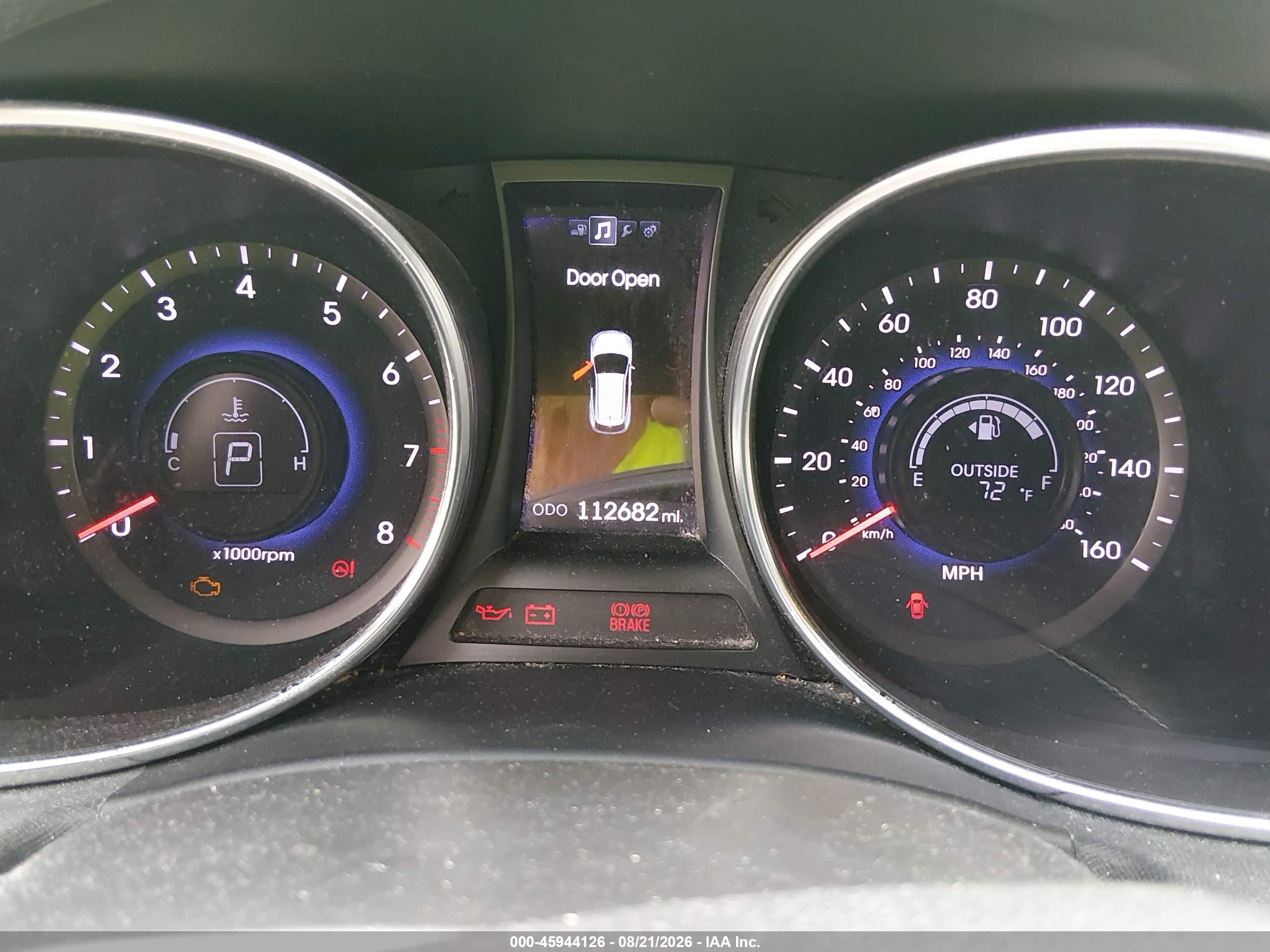 2013 Hyundai Santa Fe Sport 2.0t Черный vin: 5XYZUDLA4DG058720