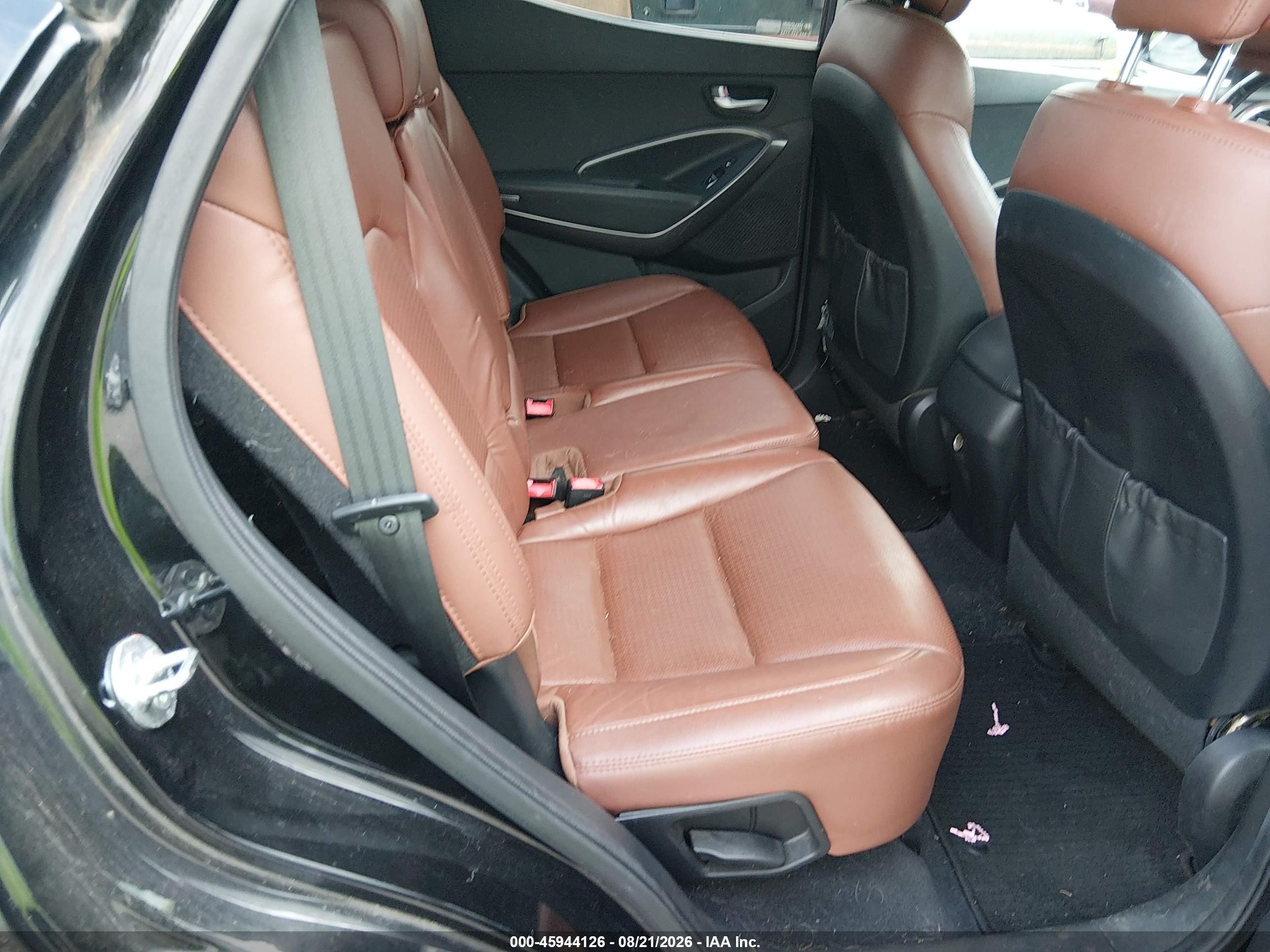 2013 Hyundai Santa Fe Sport 2.0t Черный vin: 5XYZUDLA4DG058720