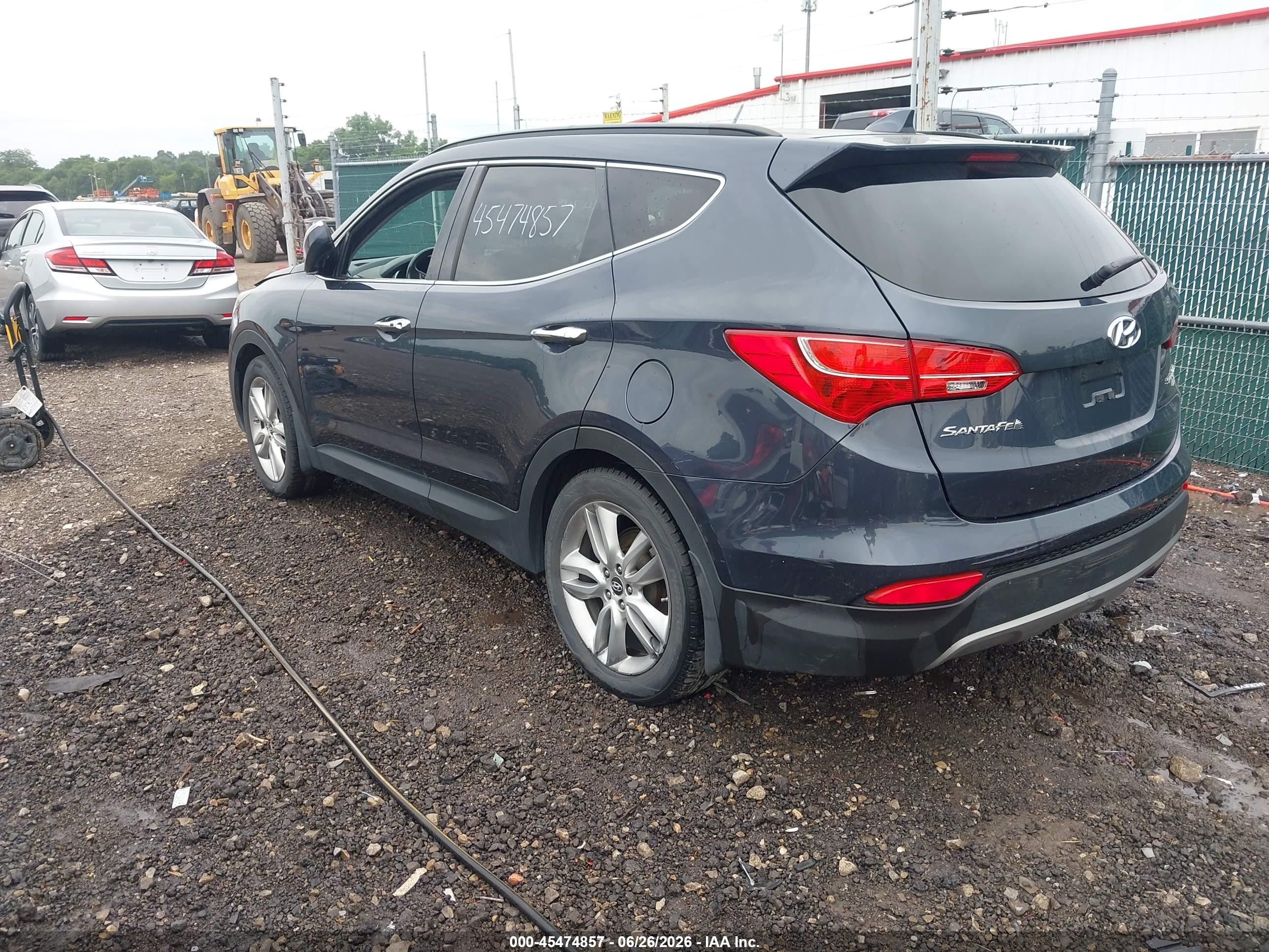 2013 Hyundai Santa Fe Sport 2.0t Navy vin: 5XYZUDLA4DG061455