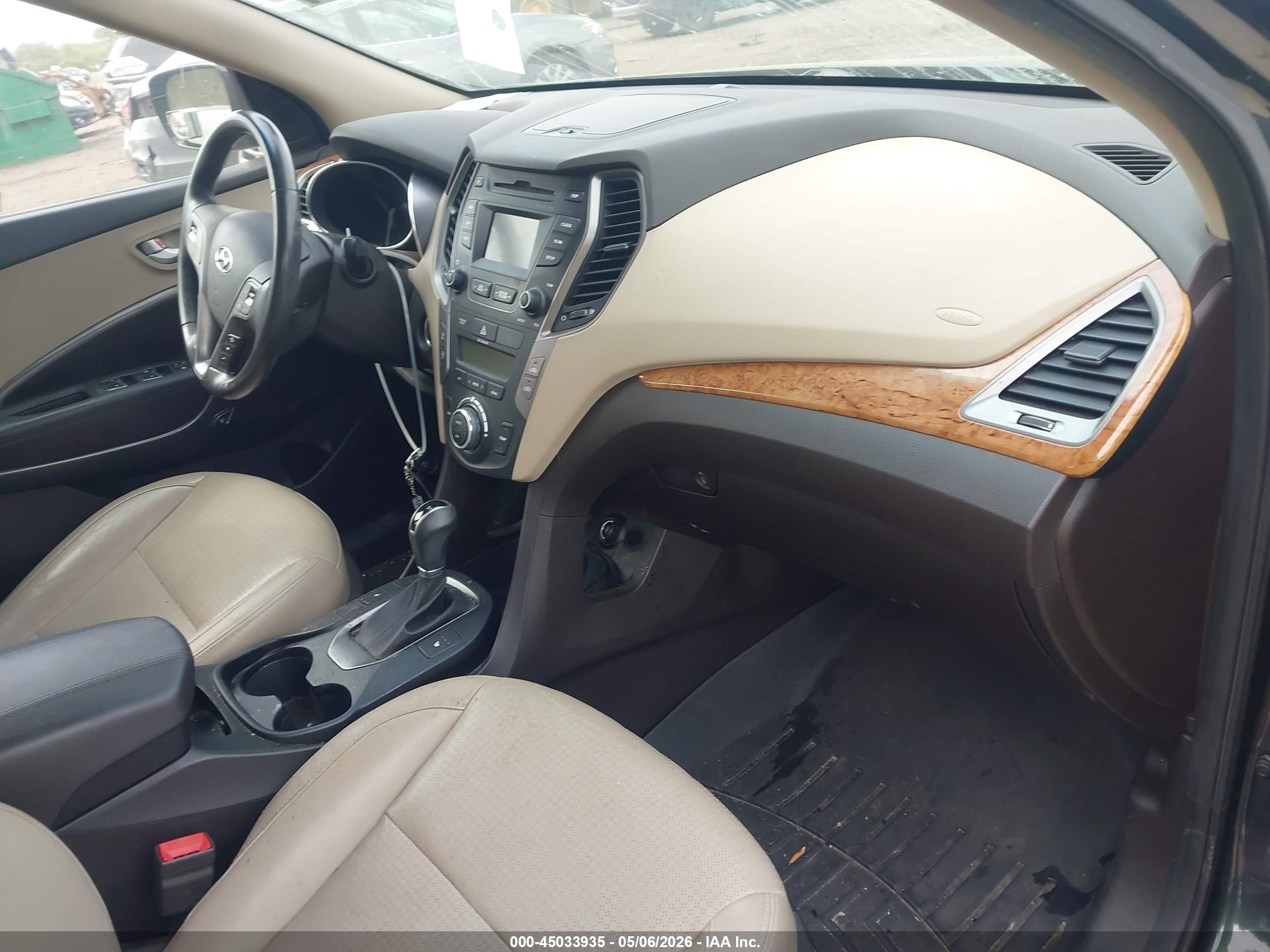 2013 Hyundai Santa Fe Sport 2.0t Green vin: 5XYZUDLA4DG064288
