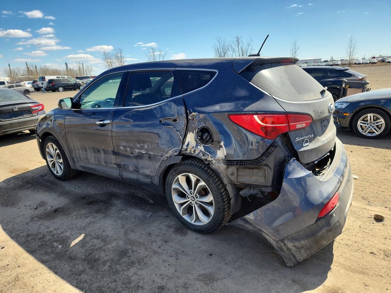 2013 Hyundai Santa Fe Sport 2.0t Серый vin: 5XYZUDLA4DG102697
